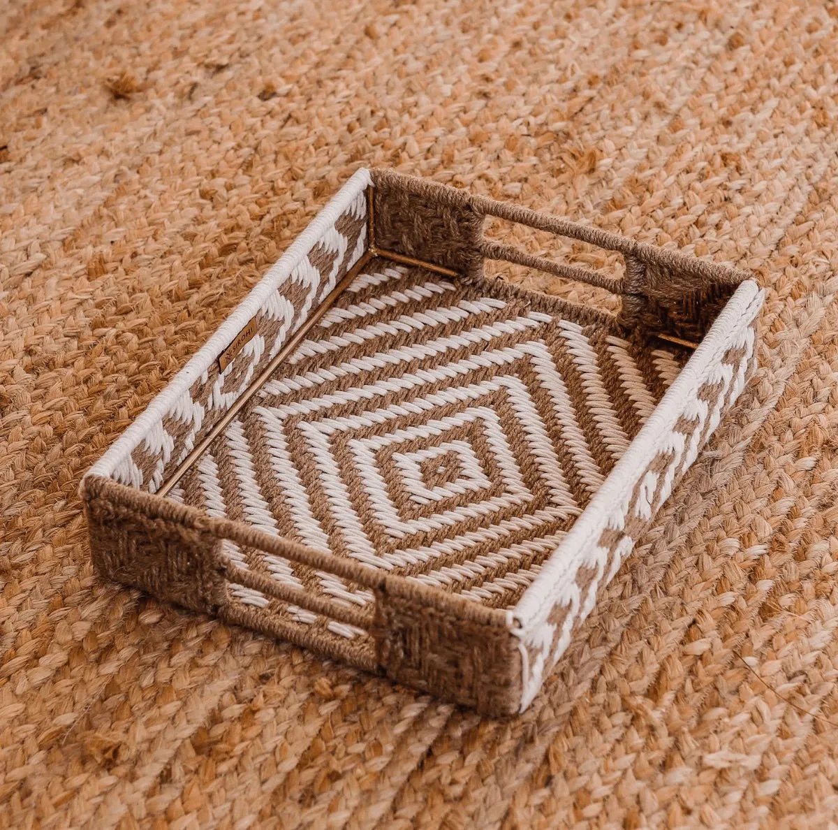 Heera Natural Jute Tray