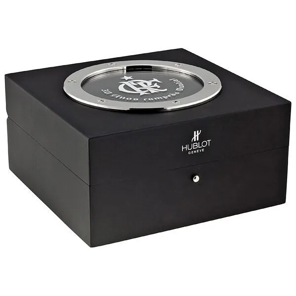 Hublot Black Magic Black Dial Black Rubber Ladies Watch 361.CV.1270.RX.1104