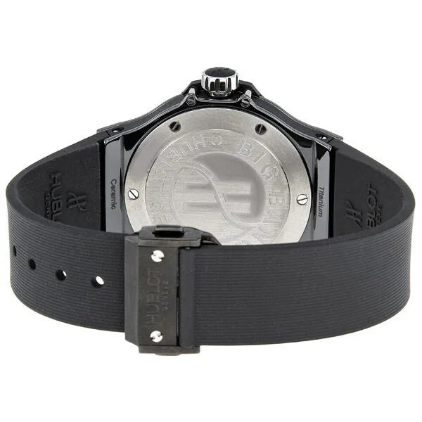 Hublot Black Magic Black Dial Black Rubber Ladies Watch 361.CV.1270.RX.1104