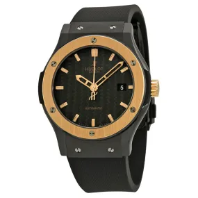 Hublot Classic Fusion Ceramic King Gold Black Dial Men's Watch 542.CO.1780.RX