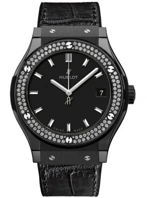 Hublot Classic Fusion Mat Black Dial Ladies Watch 581.CM.1171.LR.1104