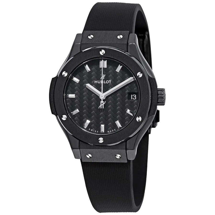 Hublot Classic Fusion Mat Carbon Fiber Dial Ladies Watch 581.CM.1771.RX