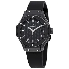 Hublot Classic Fusion Mat Carbon Fiber Dial Ladies Watch 581.CM.1771.RX