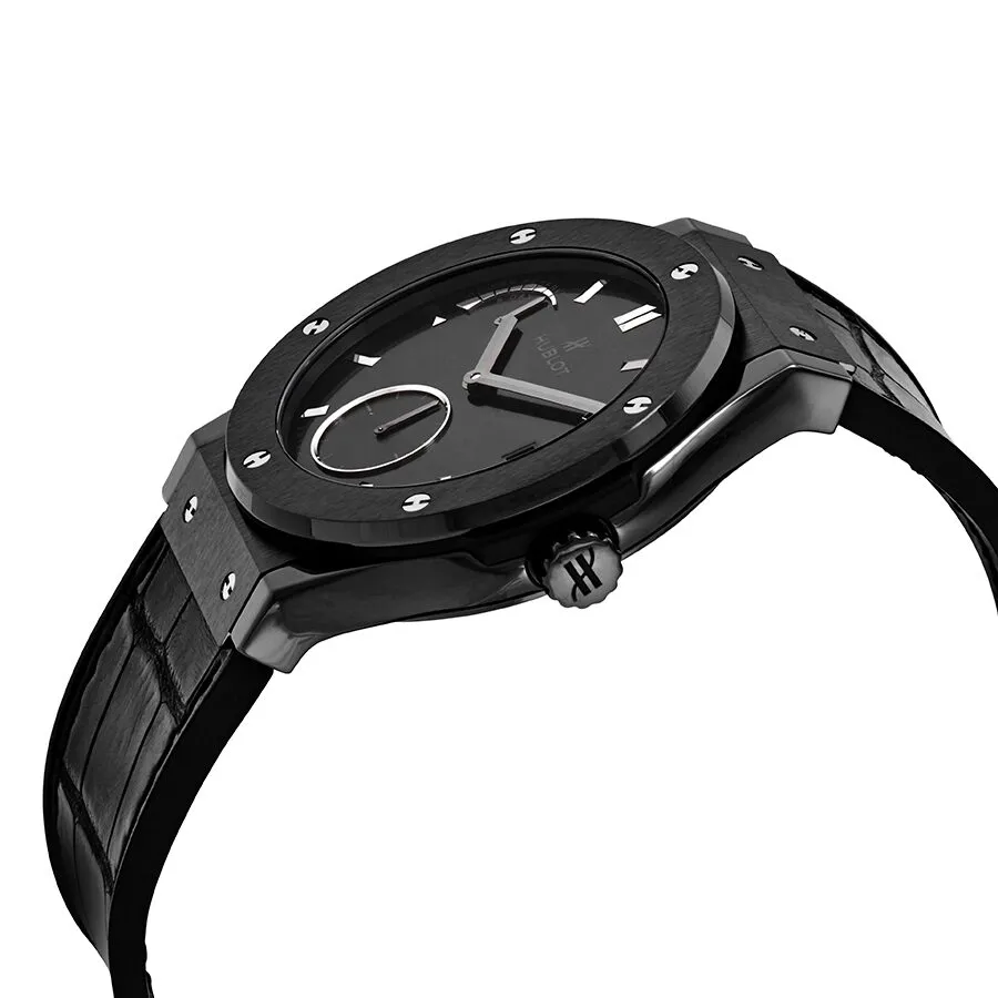 Hublot Classic Fusion Power Reserve All Black Ceramic Limited Edition Men's Watch 516.CM.1440.LR