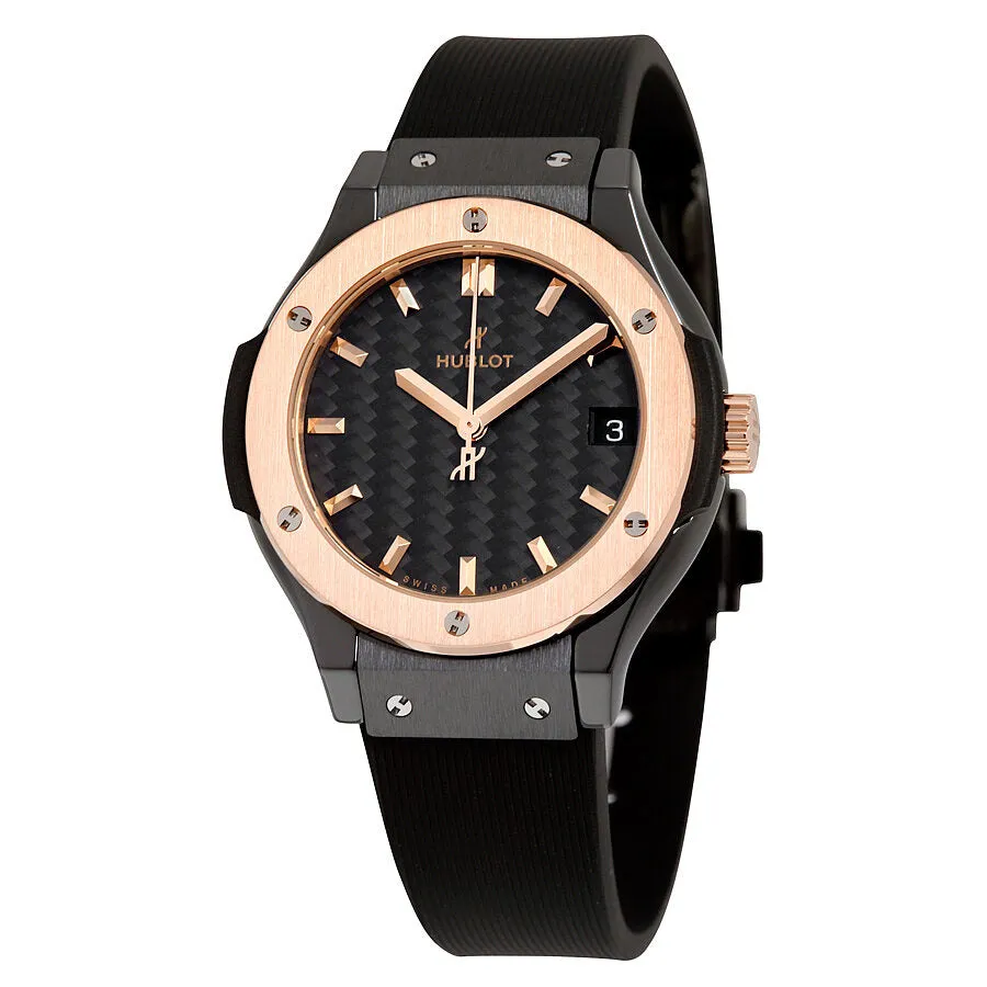 Hublot Classic Fusion Quartz Black Dial Ladies Watch 581.CO.1781.RX