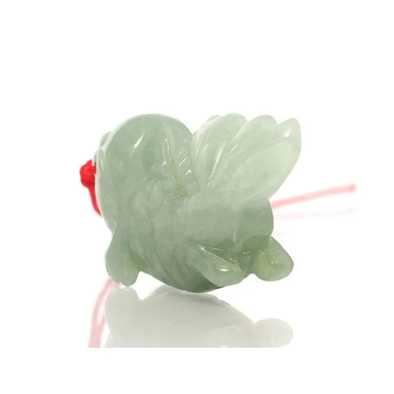 Jade Harmonious Goldfish Pendant