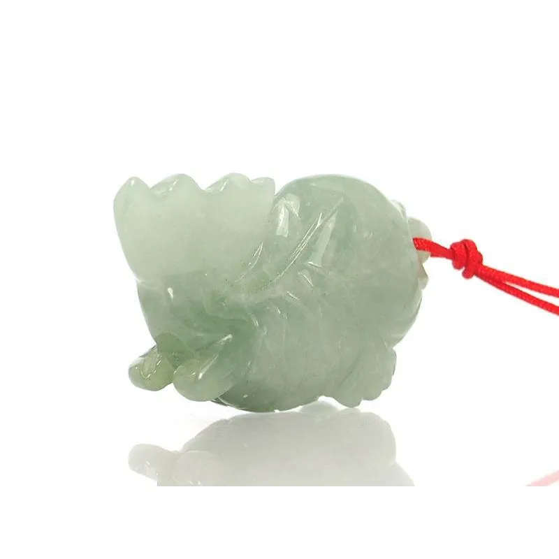 Jade Harmonious Goldfish Pendant