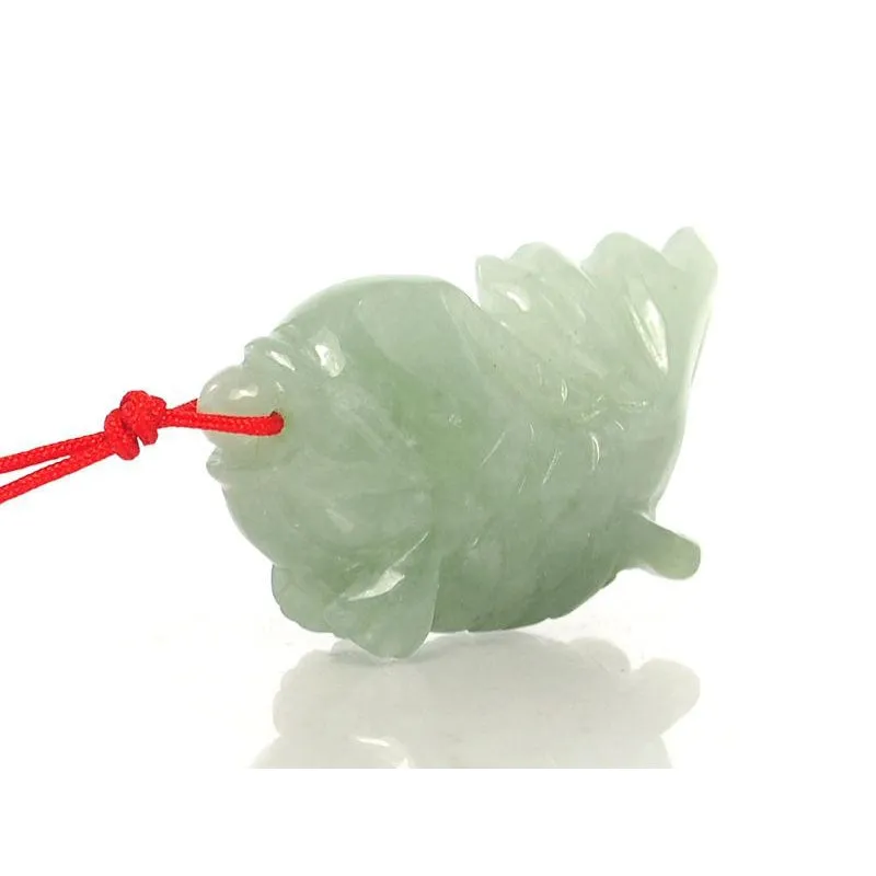 Jade Harmonious Goldfish Pendant