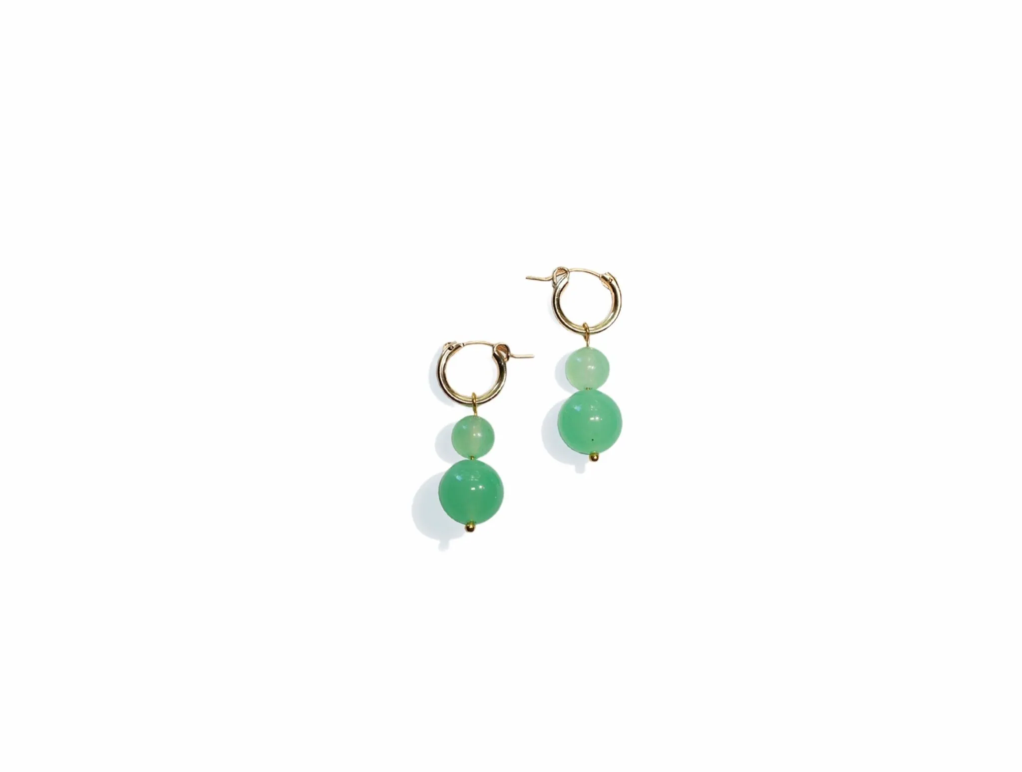 Jade Orb Earrings