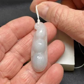 Jadeite Jade 'Seedpod' Carving