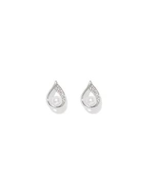 Kailey Pearl Teardrop Earrings