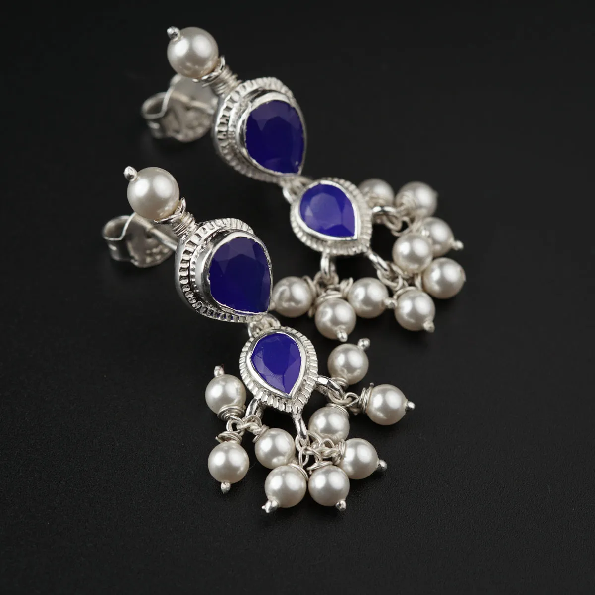 Lapis Lazuli & Pearls Tanmani Set