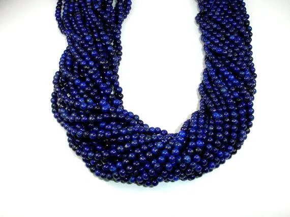 Lapis Lazuli beads, 4mm, Round Beads