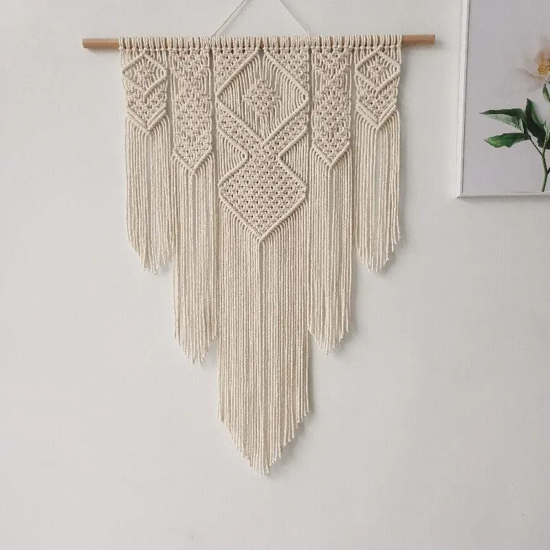 Large Handwoven Boho Macrame Wall Hanging Art Tapestry