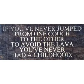 Lava Jump Reclaimed Wood Sign