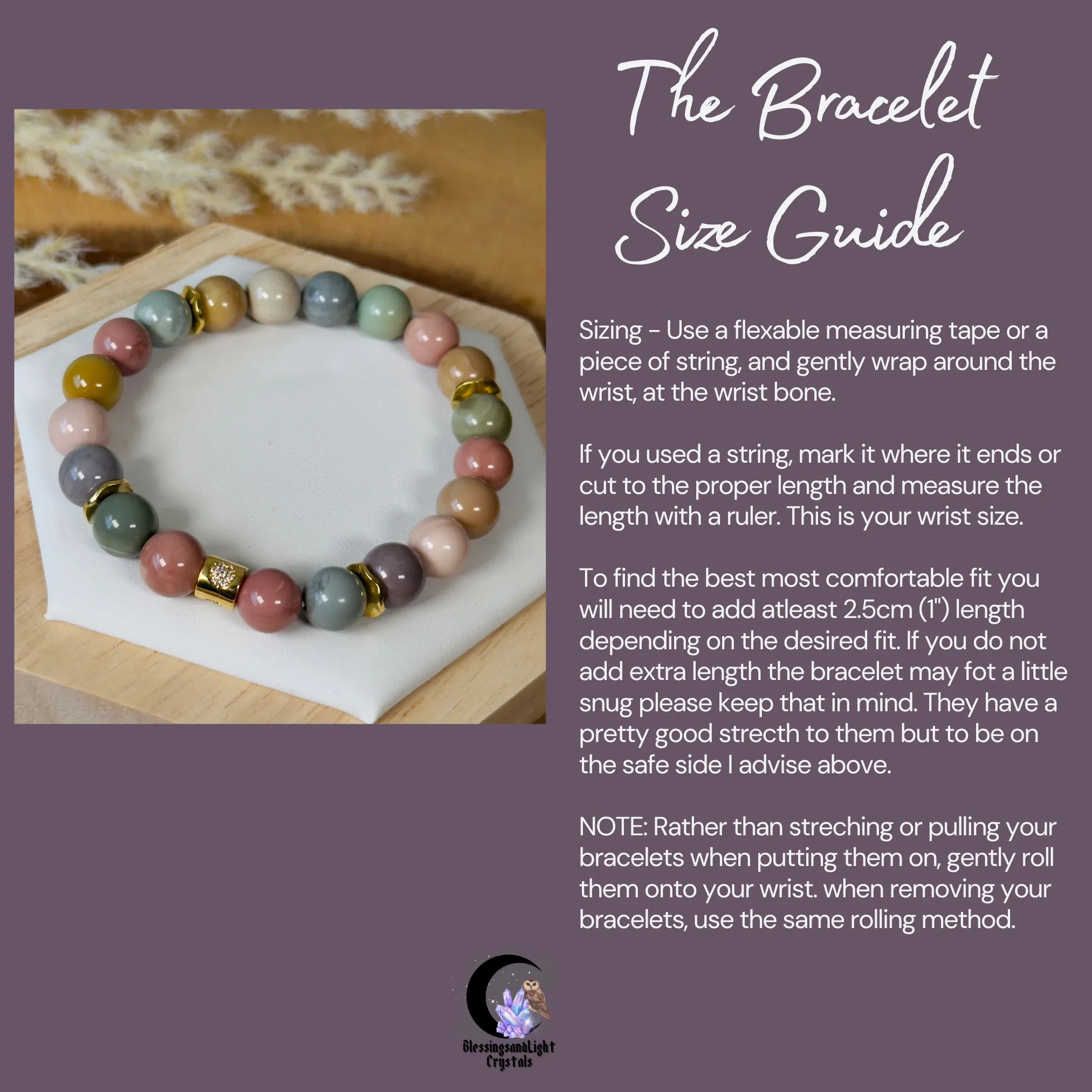 Lavender Rose Quartz Bracelet
