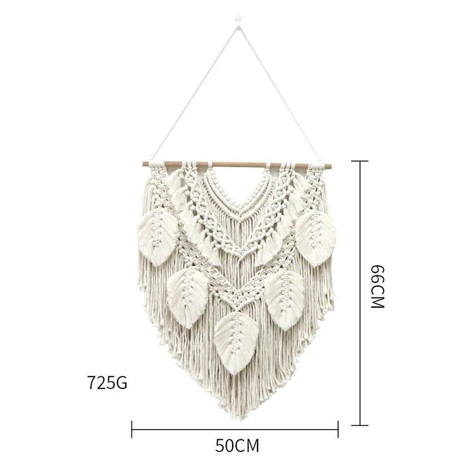 Lovingly Curated Cotton Macrame Wall Hanging