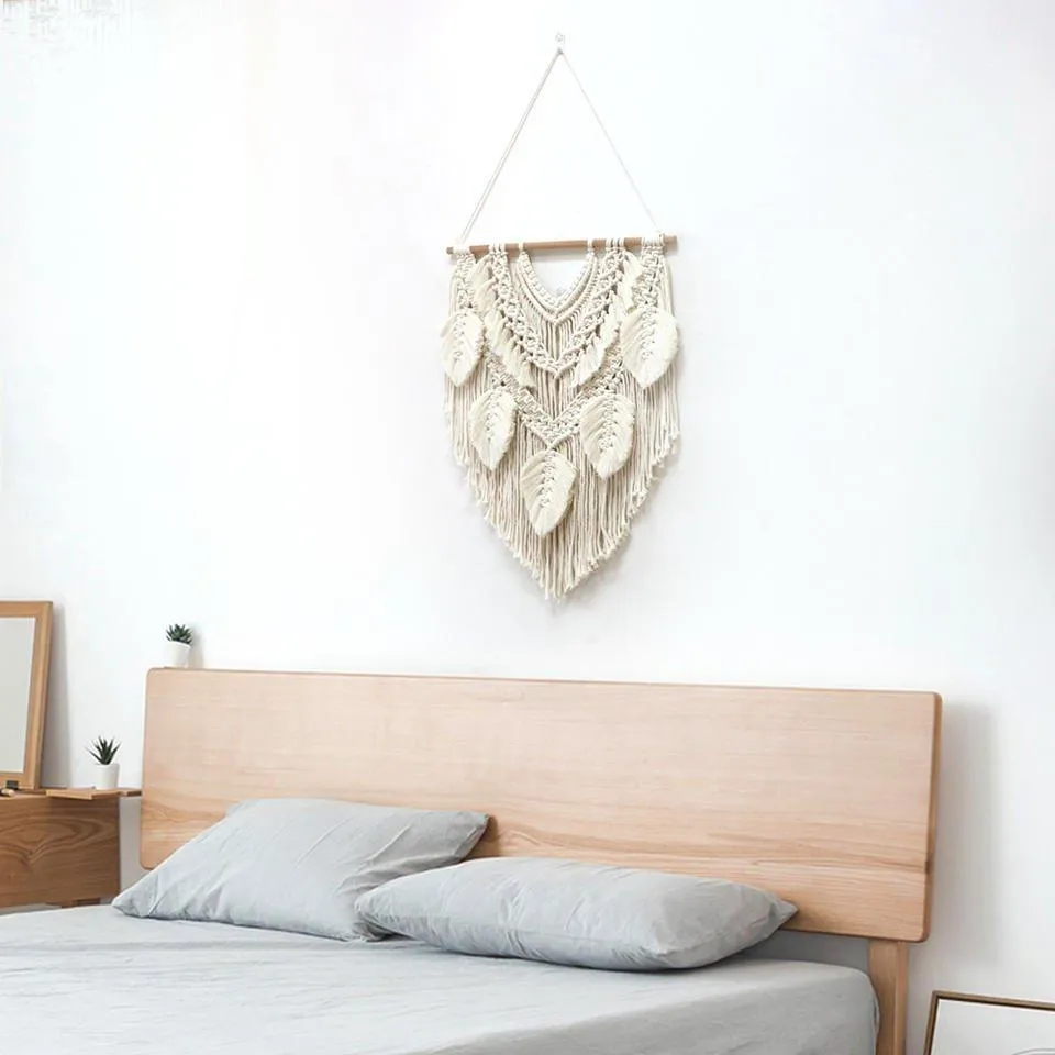 Lovingly Curated Cotton Macrame Wall Hanging