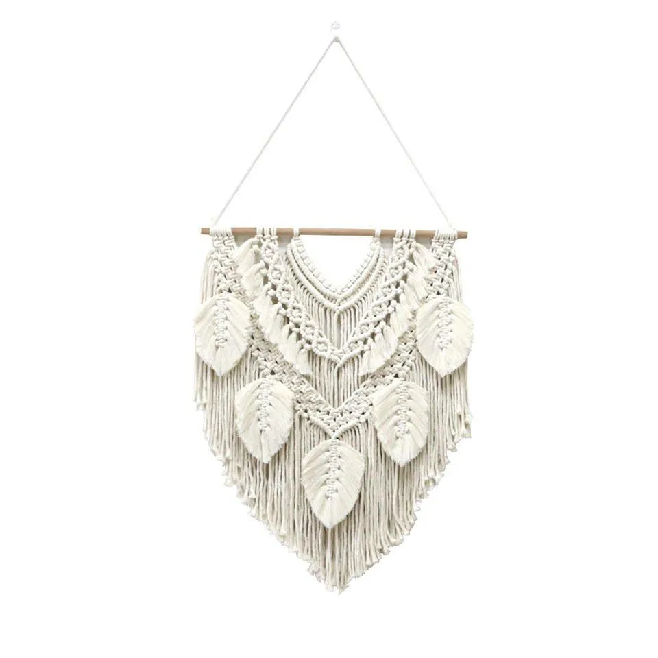 Lovingly Curated Cotton Macrame Wall Hanging