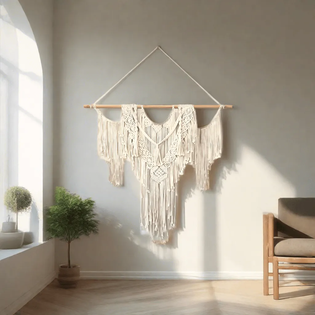 Lovingly Handwoven Macrame Tapestry Wall Art