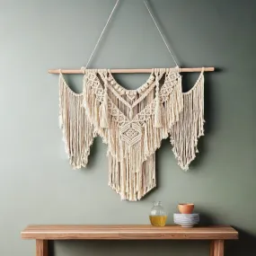 Lovingly Handwoven Macrame Tapestry Wall Art