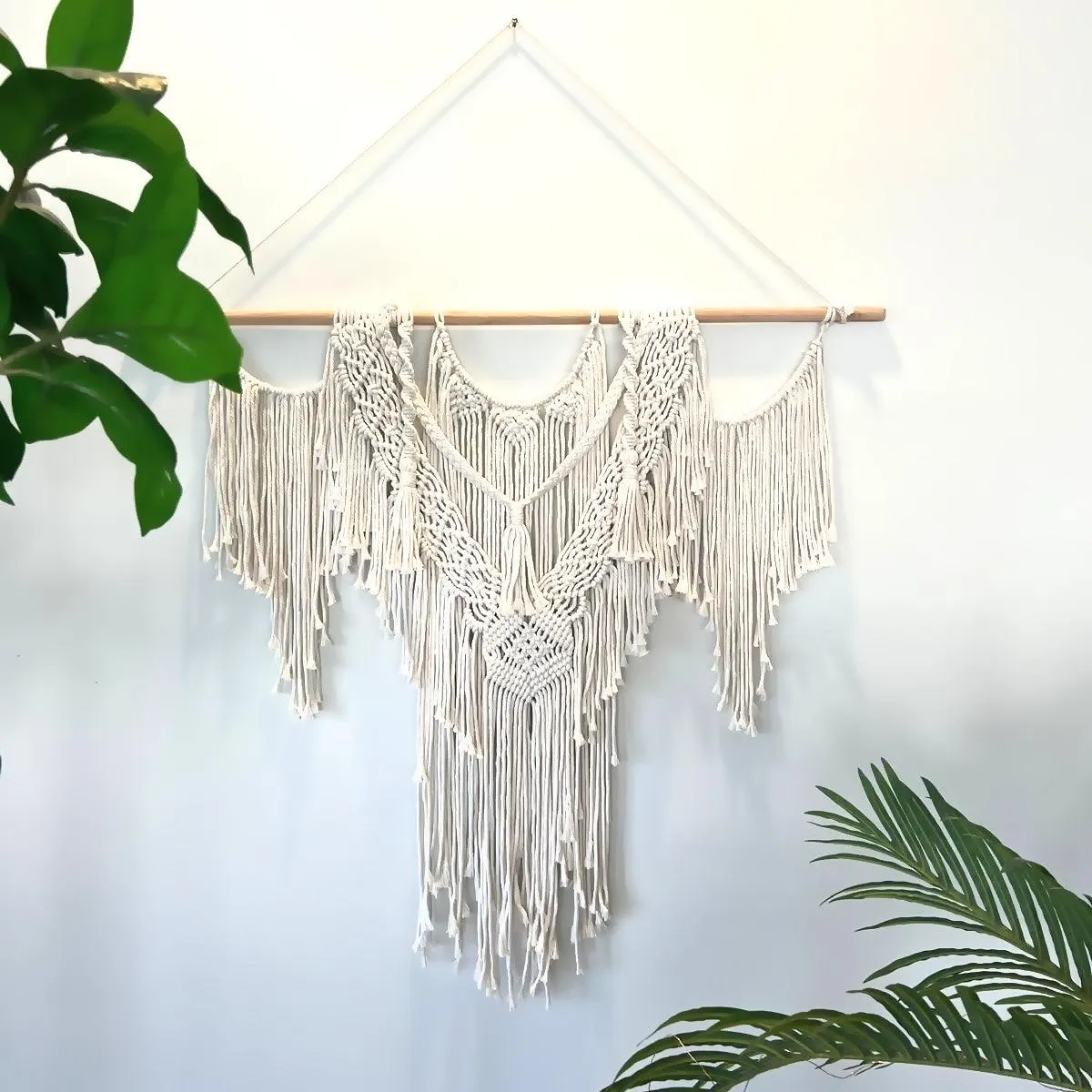 Lovingly Handwoven Macrame Tapestry Wall Art