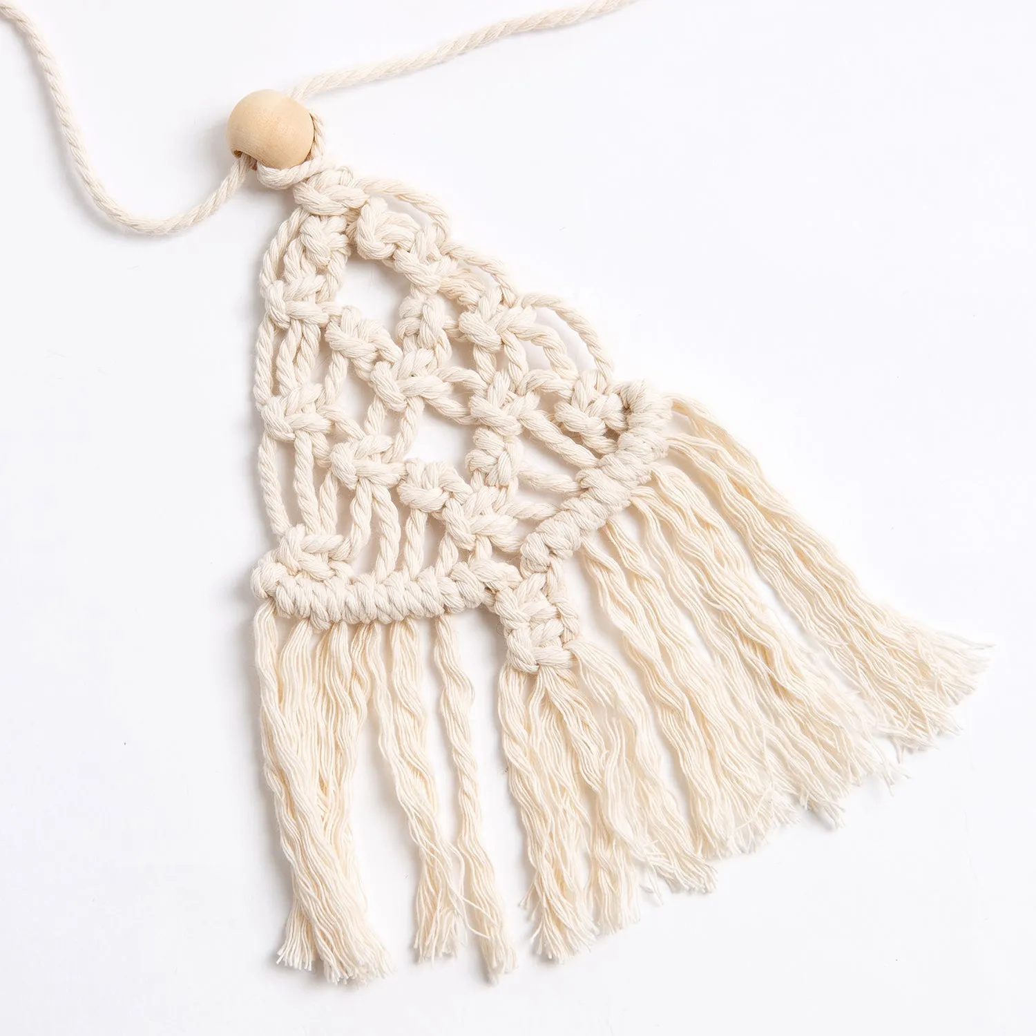 Macrame Craft Kit - Christmas Tree Garland