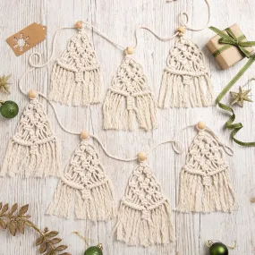 Macrame Craft Kit - Christmas Tree Garland