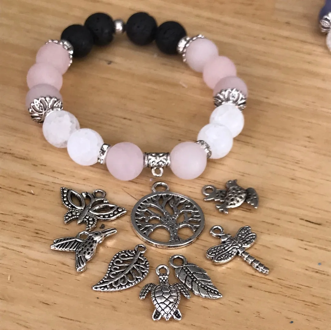 Mocs N More Totem Bracelets - Rose Quartz