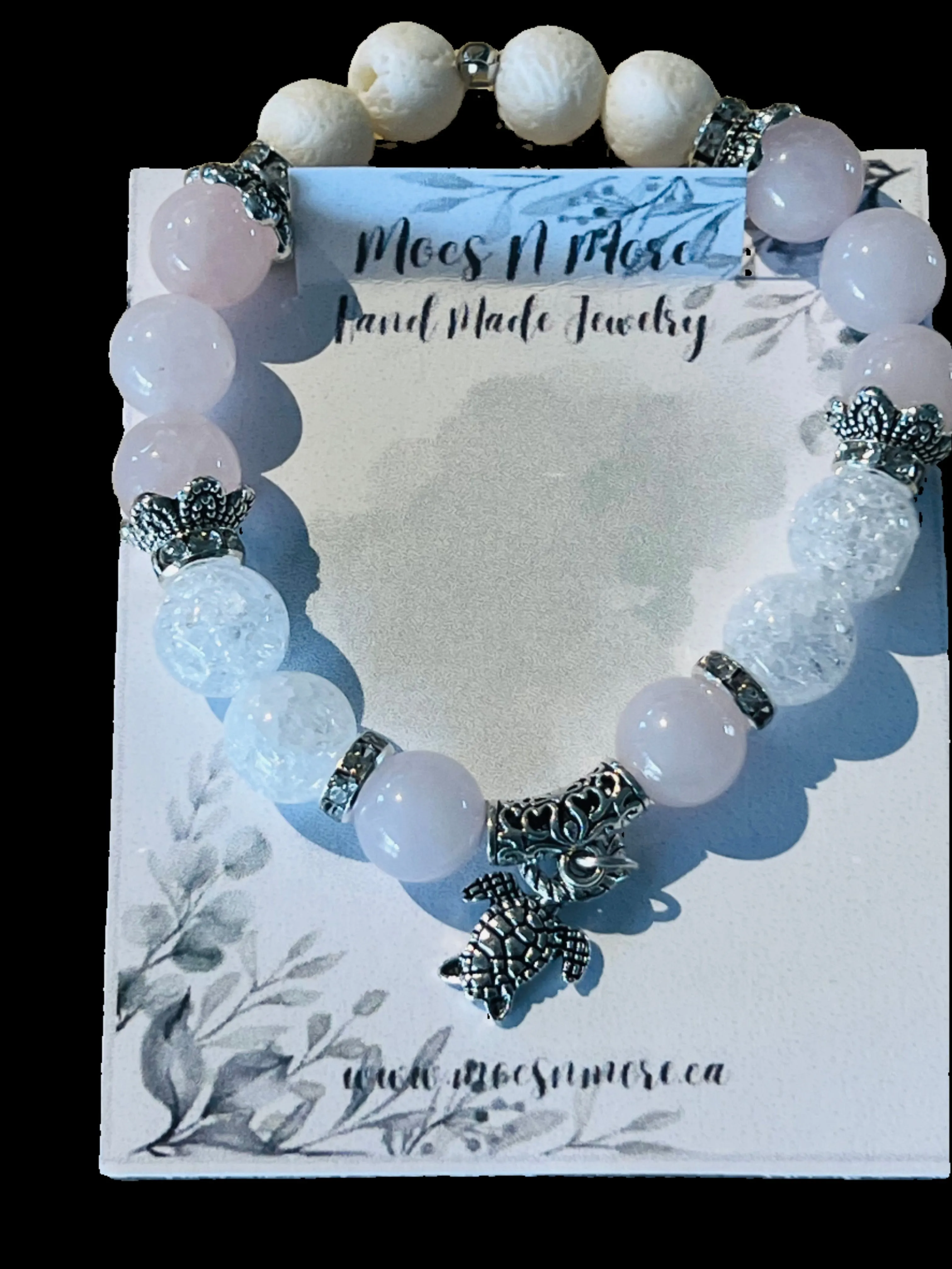 Mocs N More Totem Bracelets - Rose Quartz