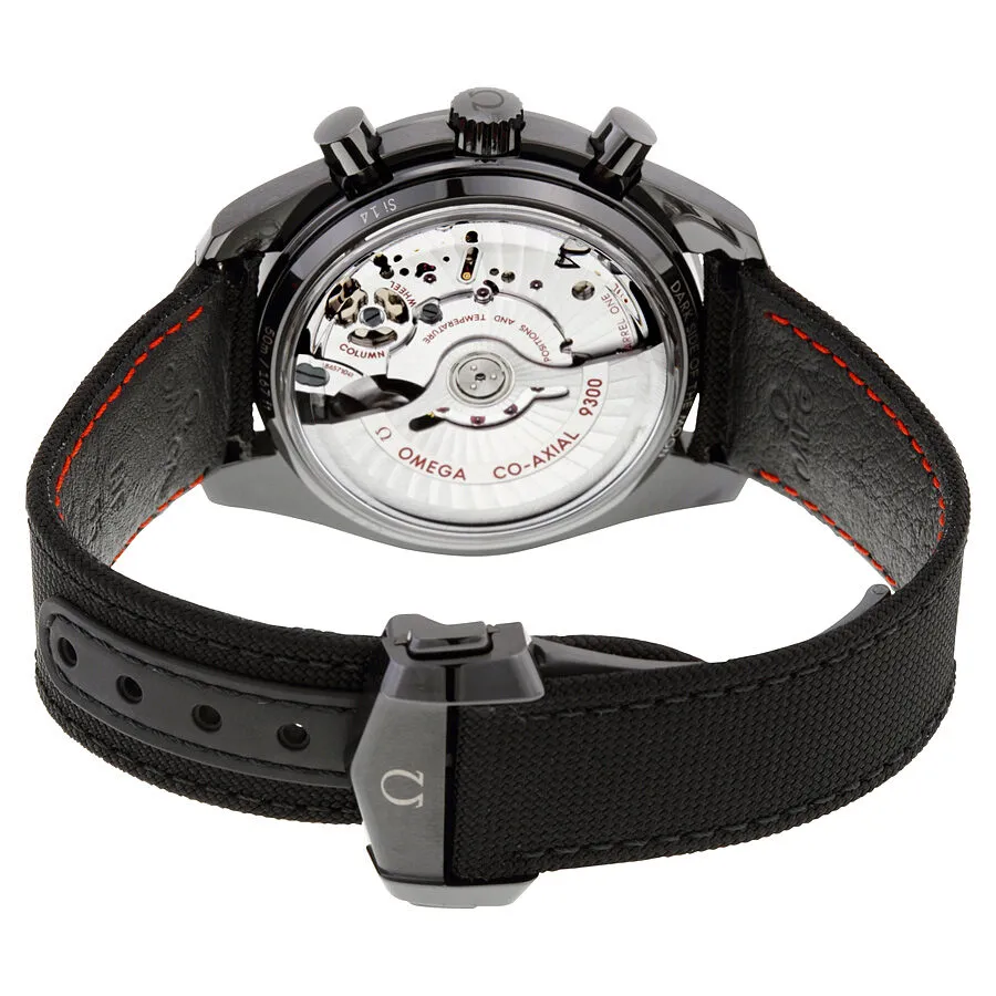 Omega Speedmaster Moonwatch Dark Side of the Moon 'Black Black' Chronograph Black Dial Black Nylon Men's Watch 31192445101005 311.92.44.51.01.005