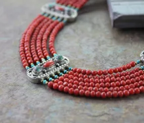 One of a Kind Vintage Coral Necklace