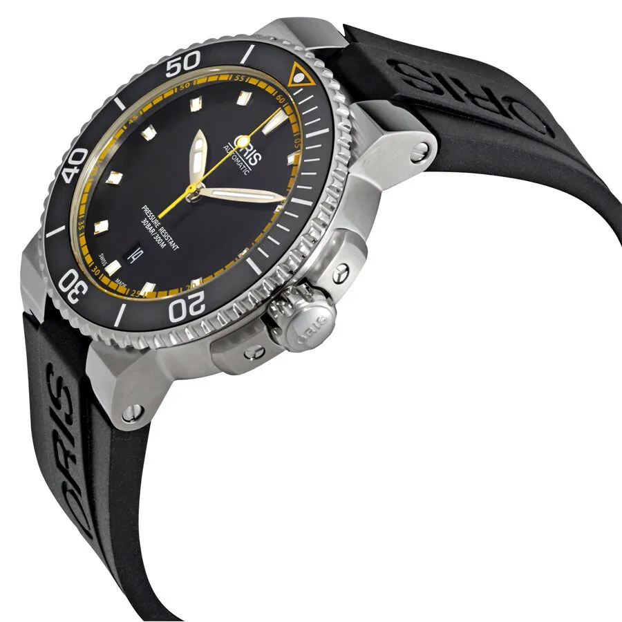 Oris Aquis Date Automatic Black Dial Men's Watch 01 733 7653 4127-07 4 26 34EB