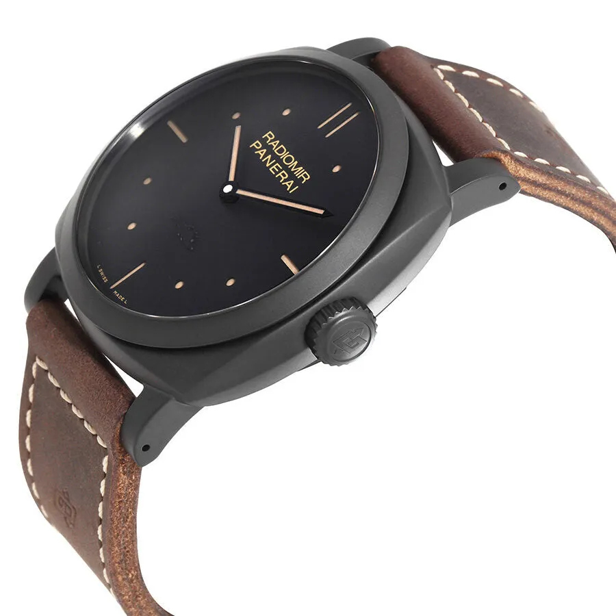 Panerai Radiomir 1940 3 Days Ceramica Black Dial Men's Watch PAM00577
