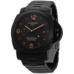 Panerai Tuttonero Luminor GMT Automatic Black Dial Men's Watch PAM01438