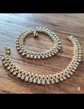 Polki Anklets x 3Designs