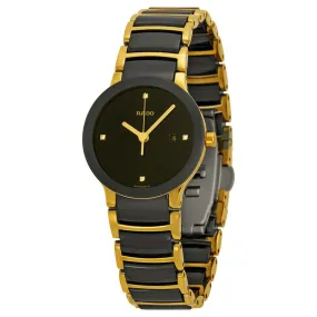Rado Centrix Jubile Black Dial Two-tone Ladies Watch R30930712