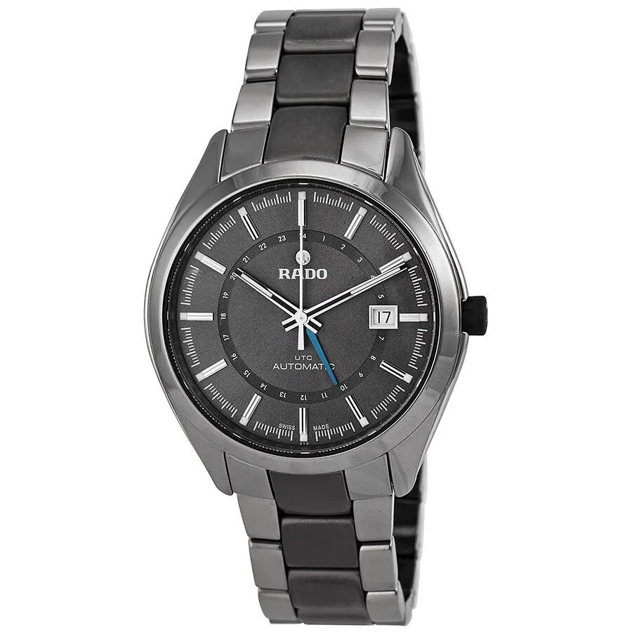 Rado HyperChrome XL Grey Dial Grey Ceramic Bracelet and Case Men's Watch R32165102