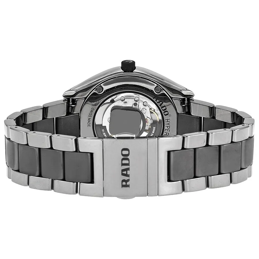 Rado HyperChrome XL Grey Dial Grey Ceramic Bracelet and Case Men's Watch R32165102
