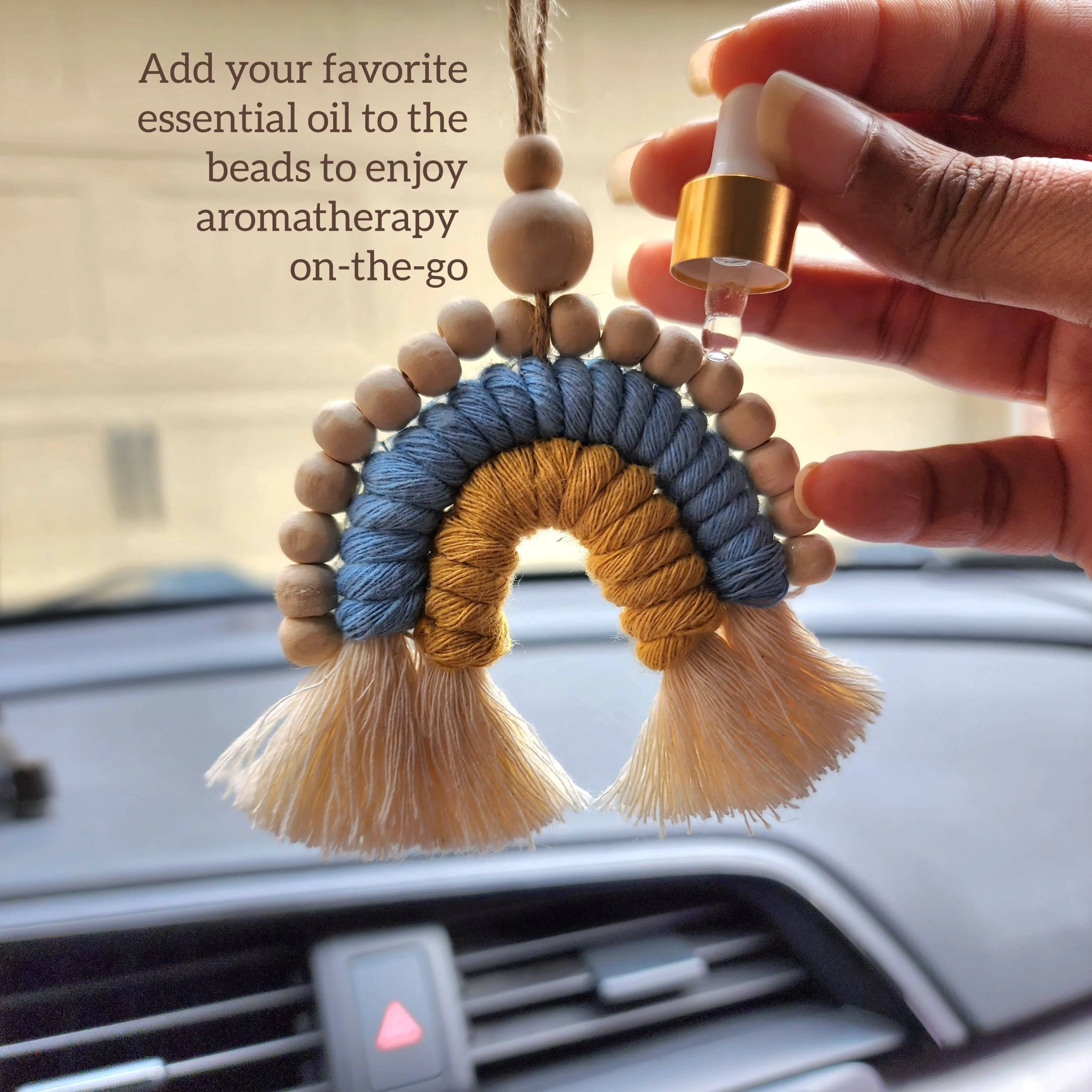 Rainbow Car Charm / Oil Diffuser for Rearview Car Mirror WHOLESALE