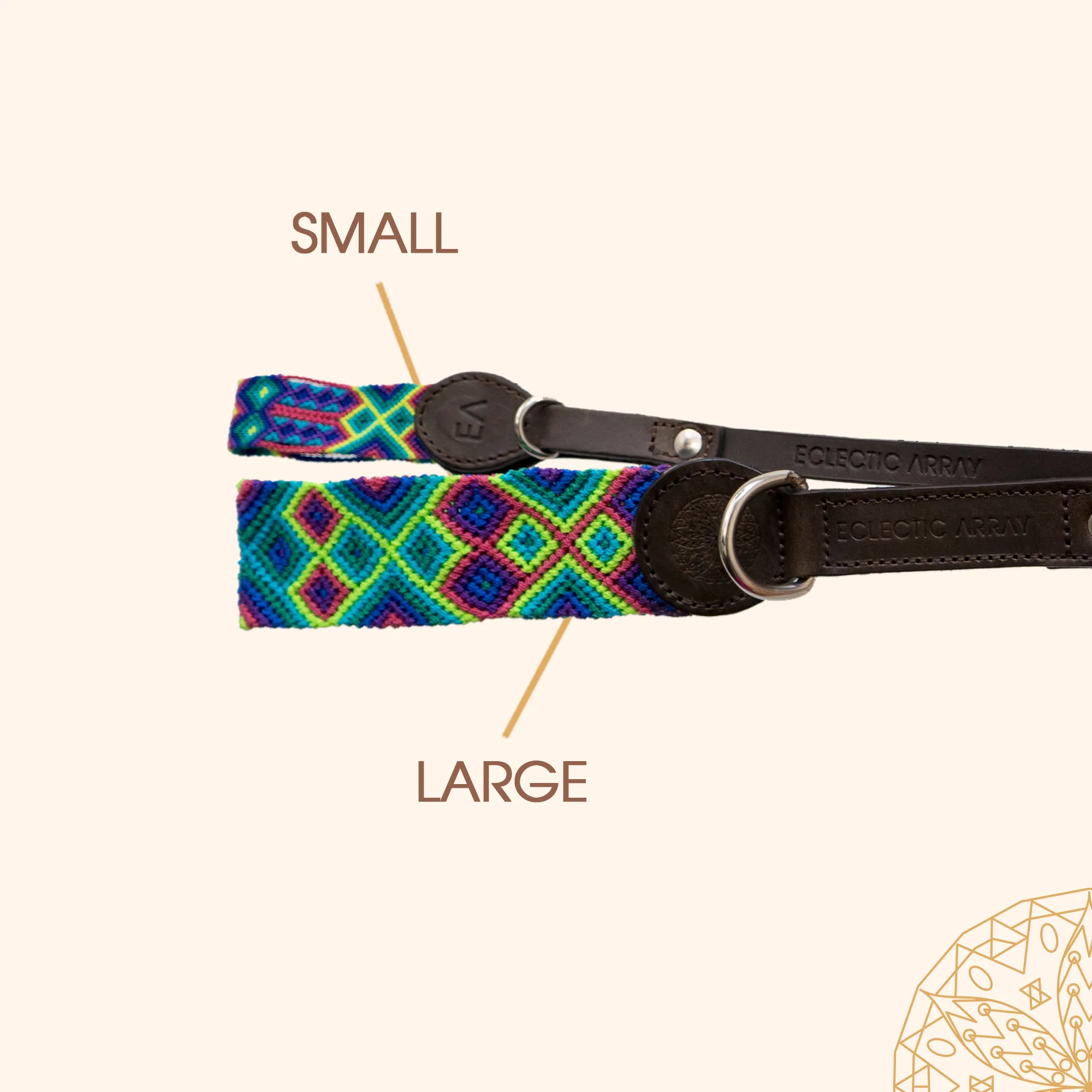 Raspberry - Leather Dog Leash