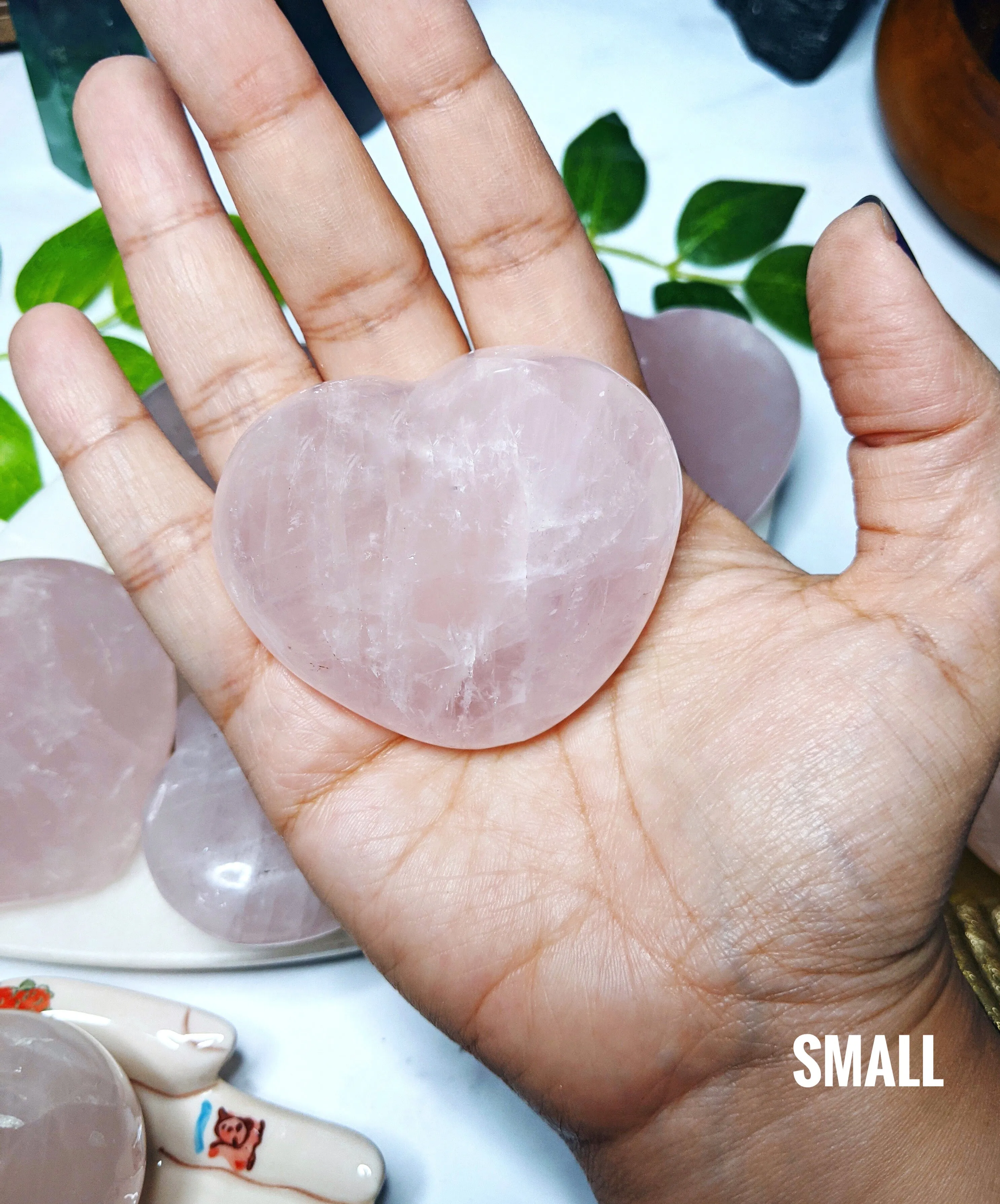 Rose Quartz Hearts