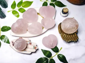 Rose Quartz Hearts