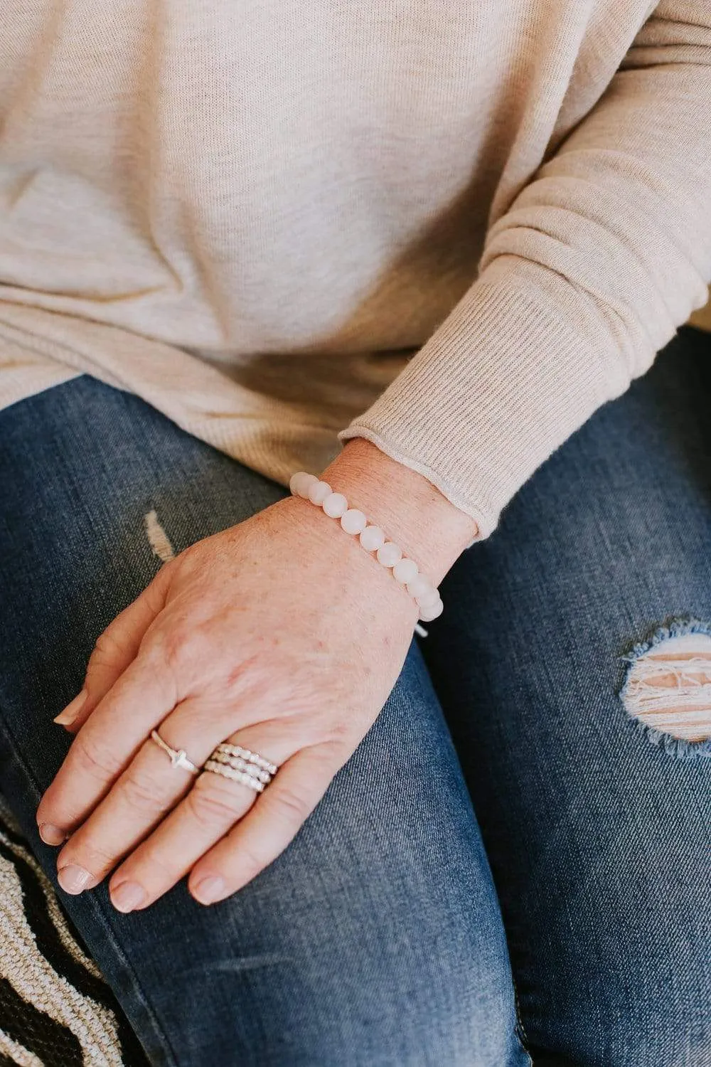 Rose Quartz Kindness Mala & Bracelet Set