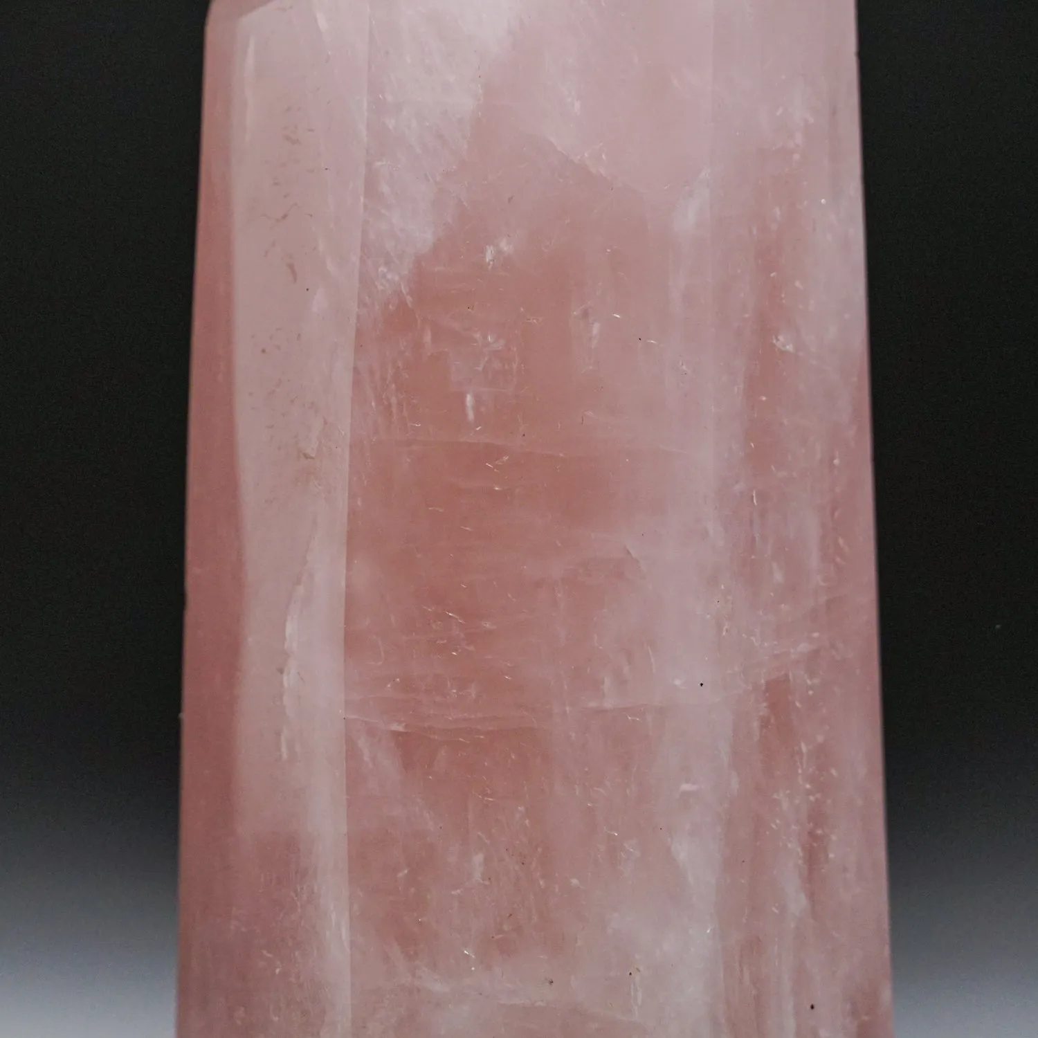 Rose Quartz Polished Point from Brazil (1.2 lbs)