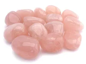 Rose Quartz Tumbled Stones - A Grade