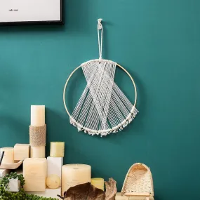 Round Cotton Yarn Wall Hanging Macrame