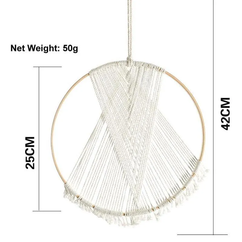 Round Cotton Yarn Wall Hanging Macrame