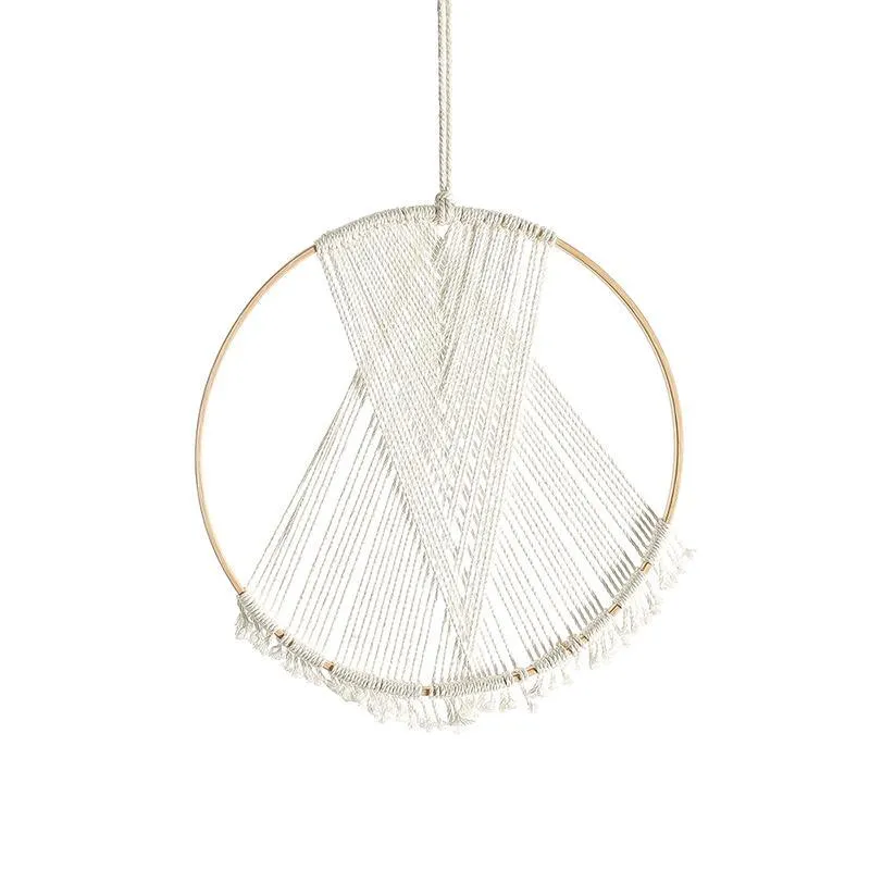Round Cotton Yarn Wall Hanging Macrame