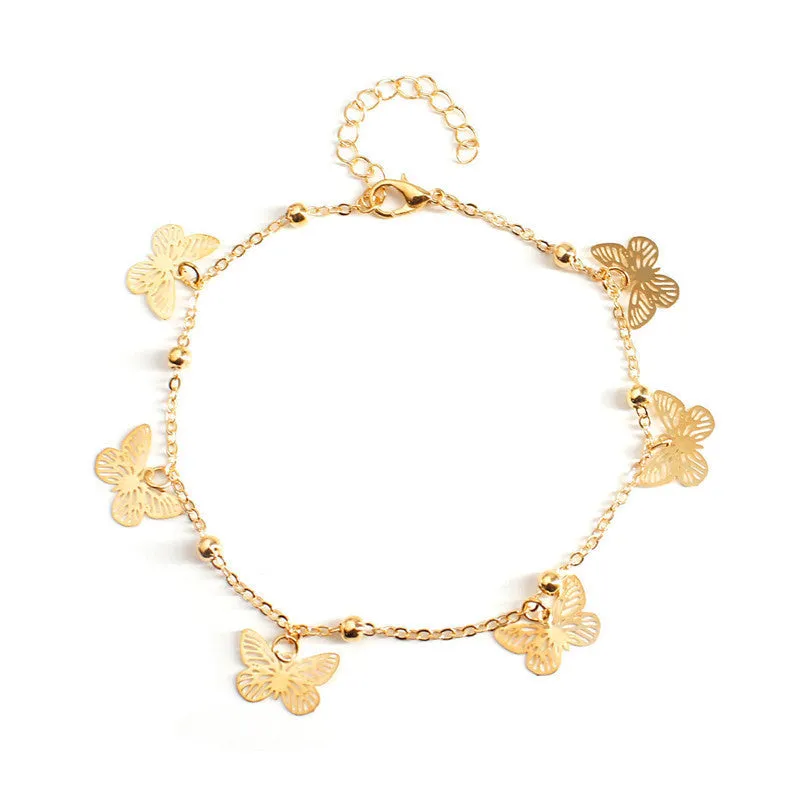 Sexy Hollow Butterfly Anklet